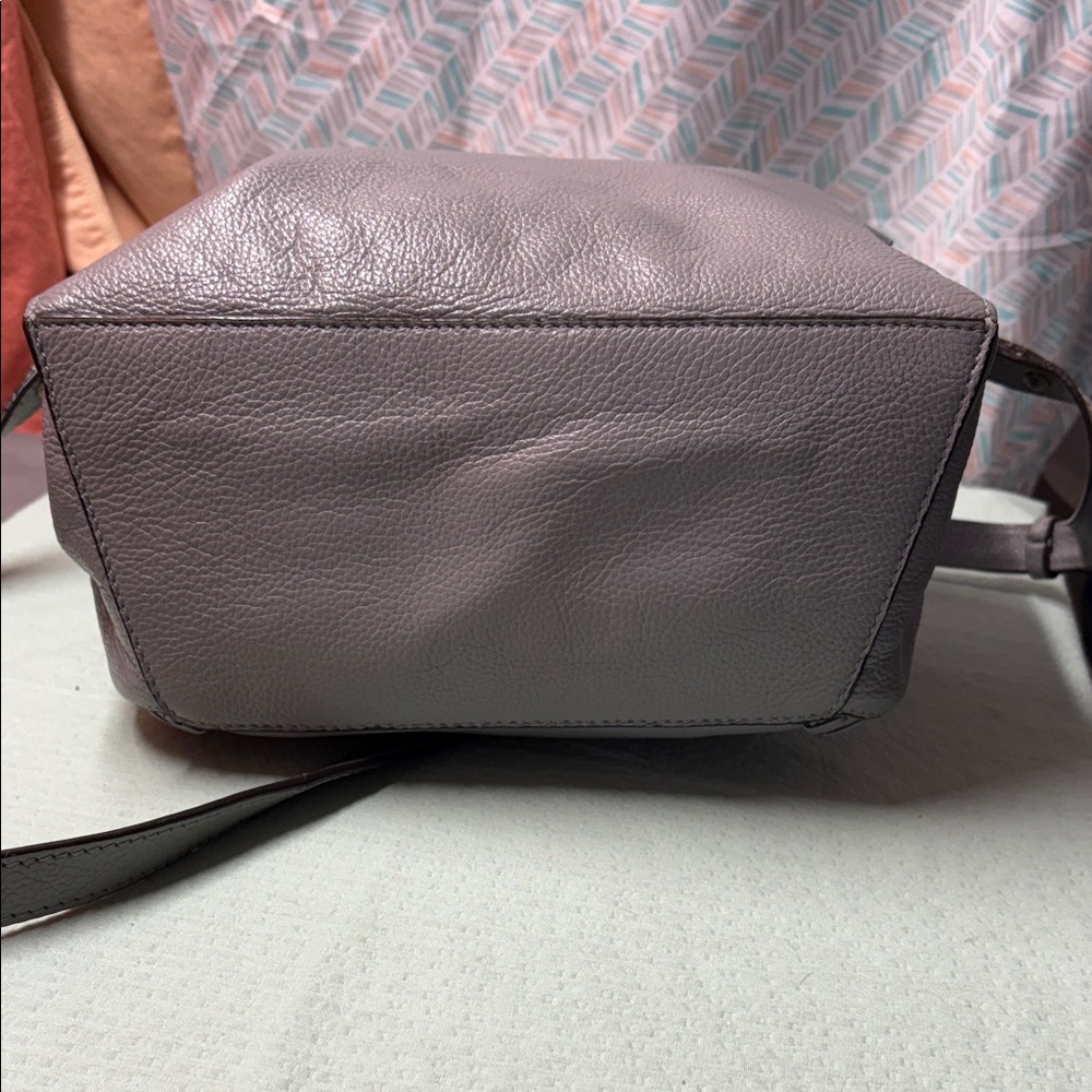 orYANY Dusty Grey Leather Tassel Crossbody Bag - Picture 4 of 11